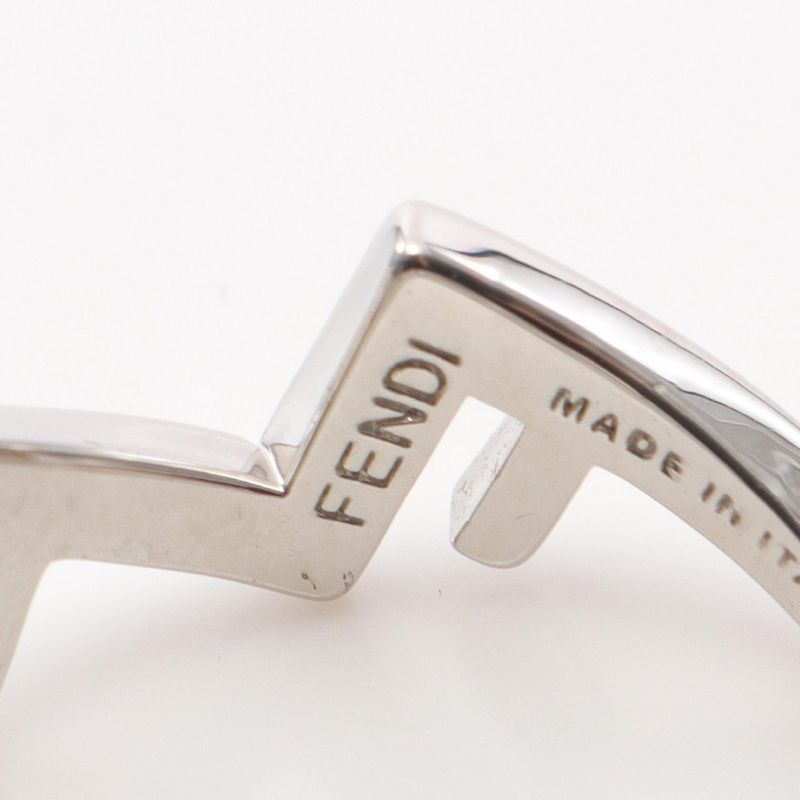 Fendi Ring Five Ring Stainless Steel Ring Men's Used A
