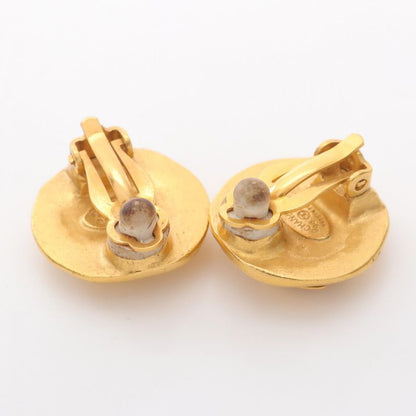 Chanel Earring Coco Mark 96P GP (gold Plated) Coco Mark Earring Ladies Used A