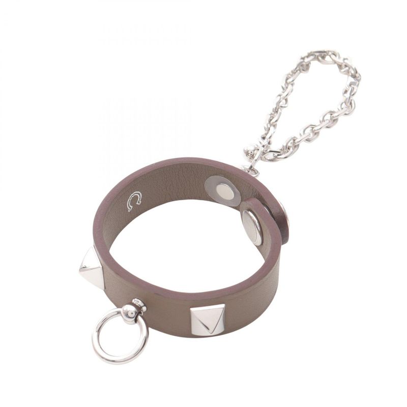 Hermes Charm Rival Glove Holder Etoupe Leather Glove Holder Ladies Unused