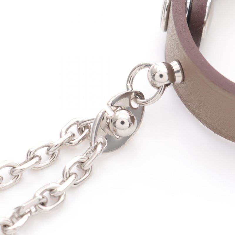 Hermes Charm Rival Glove Holder Etoupe Leather Glove Holder Ladies Unused