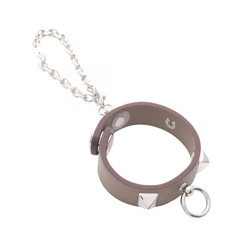 Hermes Charm Rival Glove Holder Etoupe Leather Glove Holder Ladies Unused