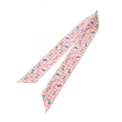 Hermes Scarf Twilly Couvertures Et Tenues De Jour Multi Silk Twilly Ladies Used