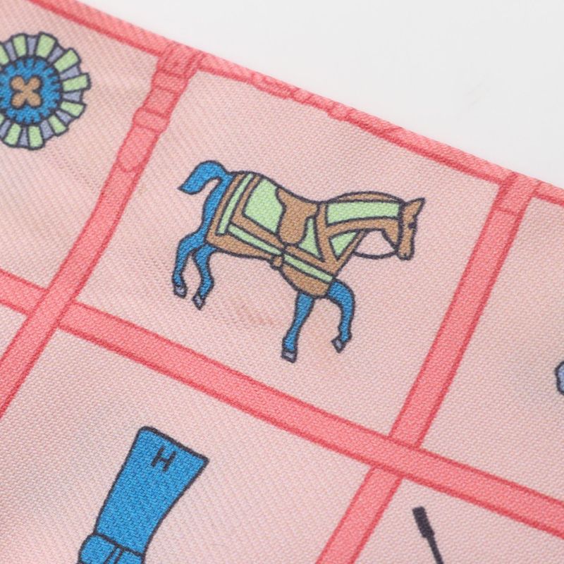 Hermes Scarf Twilly Couvertures Et Tenues De Jour Multi Silk Twilly Ladies Used