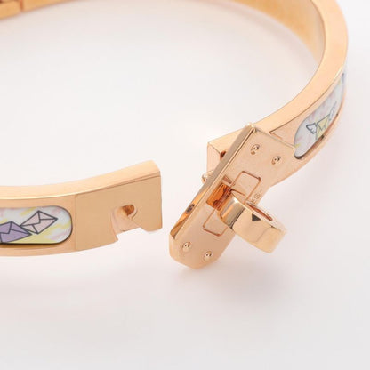 Hermes Bangle Mini Click Kelly Jasmine GP (gold Plated) Bangle Ladies Used A