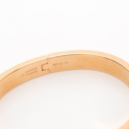 Hermes Bangle Mini Click Kelly Jasmine GP (gold Plated) Bangle Ladies Used A