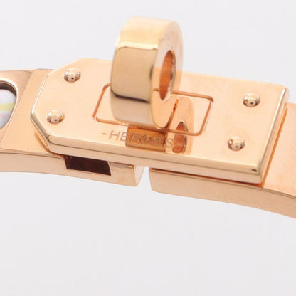 Hermes Bangle Mini Click Kelly Jasmine GP (gold Plated) Bangle Ladies Used A