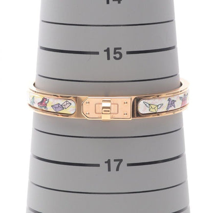 Hermes Bangle Mini Click Kelly Jasmine GP (gold Plated) Bangle Ladies Used A