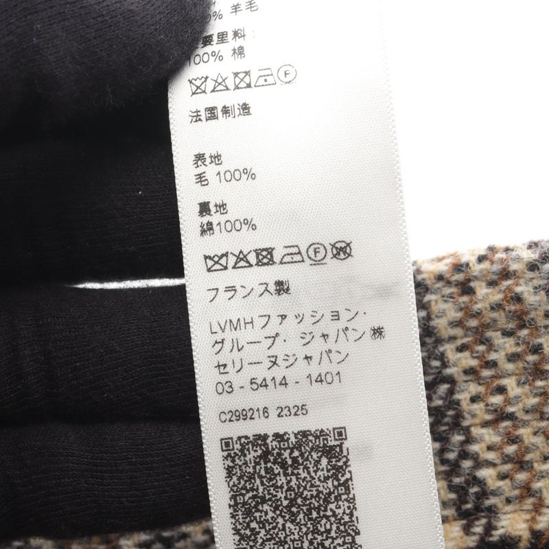 Celine Hat Triomphe Bucket 2aue5471s Beige Wool Bucket Hat Women's Used A