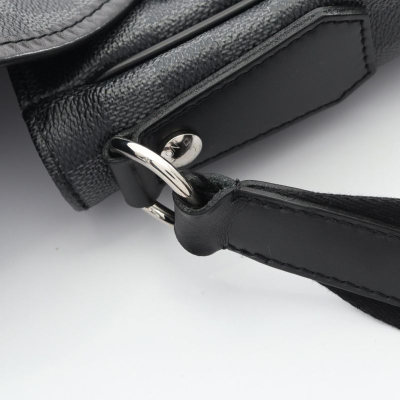 Louis Vuitton Shoulder Bag Daniel GM N58033 PVC Coated Canvas Leather Daniel GM