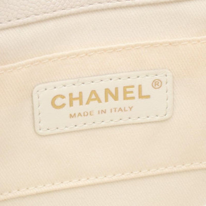 Chanel Shoulder Bag Matelasse Bucket Bag As2353 White Leather Matelasse Bucket