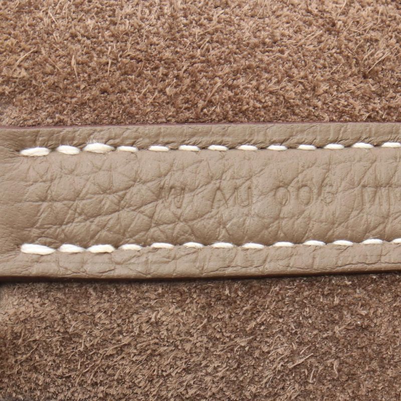 Hermes Handbag Picotan Lock MM Etoupe Leather Picotan Lock MM Etoupe Ladies