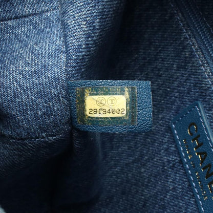 Chanel Waist Bag Body Denim Blue Coco Charm