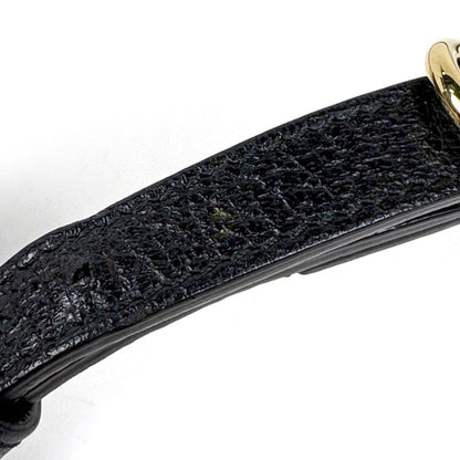 Gucci Logo Shoulder Bag Sherry Line Web Shoulder Bag Leather Black 517350