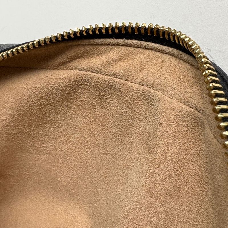 Gucci Logo Shoulder Bag Sherry Line Web Shoulder Bag Leather Black 517350