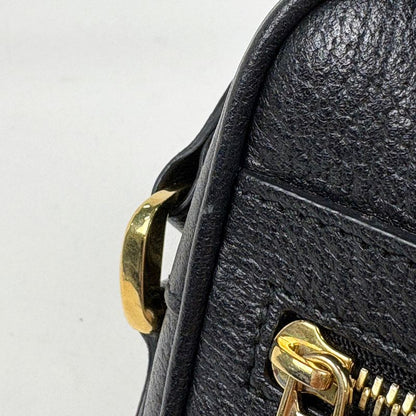 Gucci Logo Shoulder Bag Sherry Line Web Shoulder Bag Leather Black 517350