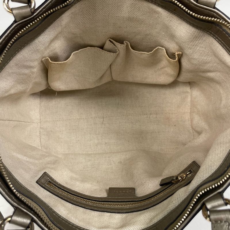 Gucci Soho Handbag 2WAY Shoulder Bag Handbag Leather Gold 369176 Ladies