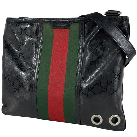 Gucci GG Implement Shoulder Bag Fiat 500 Collaboration Sherry Line Web Shoulder
