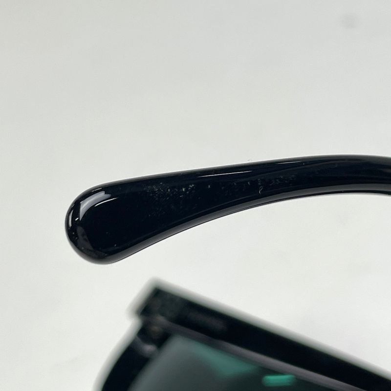 Chanel Camellia Sunglasses Logo Eyewear Sunglasses Plastic Black 5247-a Women's