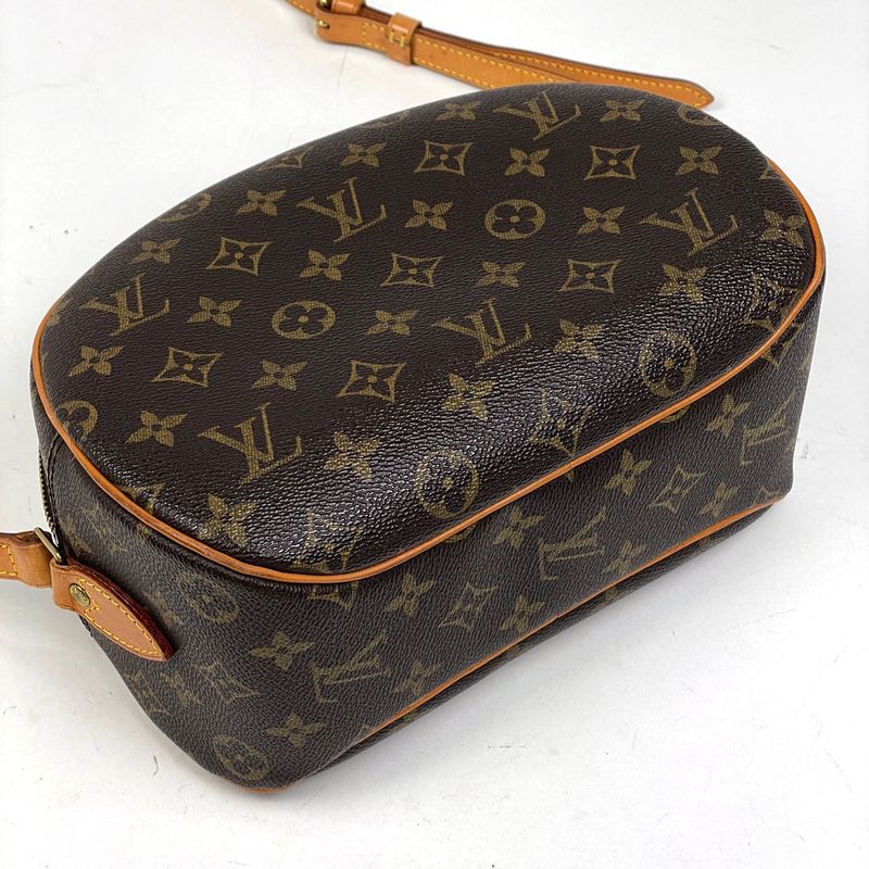 Louis Vuitton Blois Crossbody Shoulder Bag Monogram Brown M51221 Women's