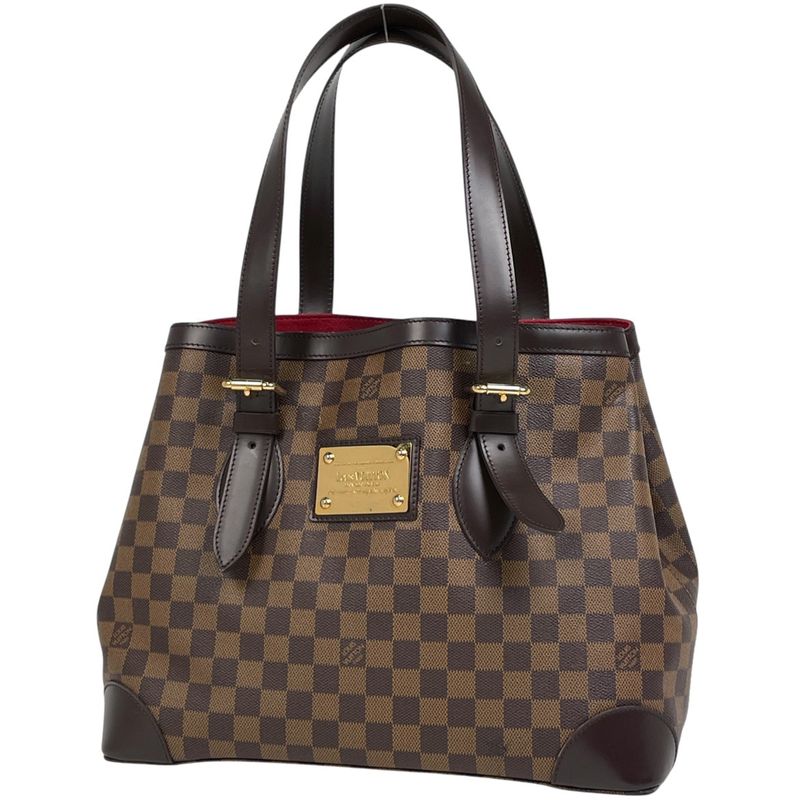 Louis Vuitton Hampstead MM Shoulder Bag Tote Bag Damier Brown N51204 Women's