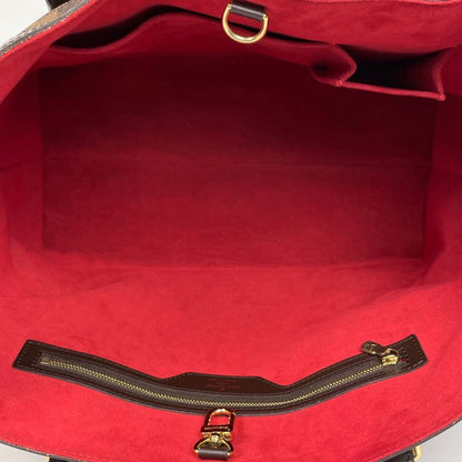 Louis Vuitton Hampstead MM Shoulder Bag Tote Bag Damier Brown N51204 Women's