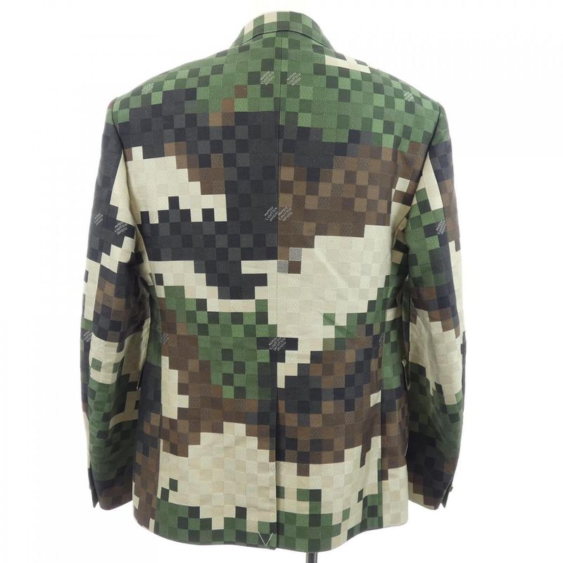 Louis Vuitton Single Bra Scuff Tailored Damier Jacket Hqj60ehsb Jacket