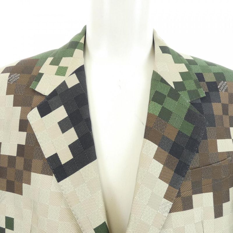 Louis Vuitton Single Bra Scuff Tailored Damier Jacket Hqj60ehsb Jacket