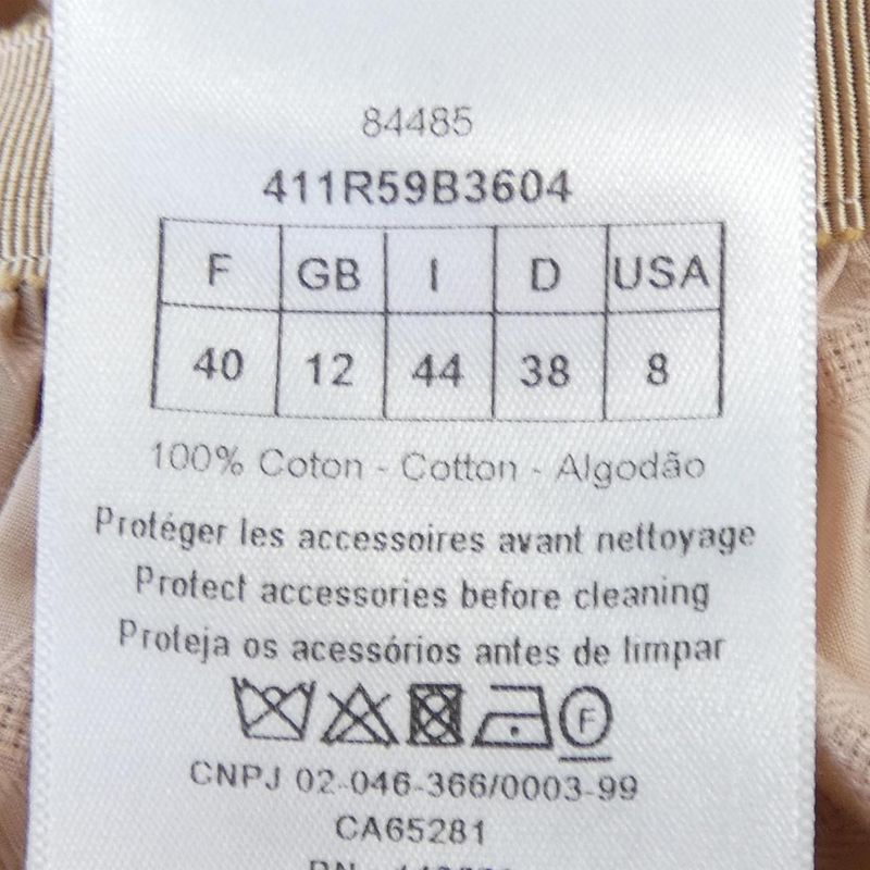 Christian DIOR Macro Canage 411r59b3604 Dress