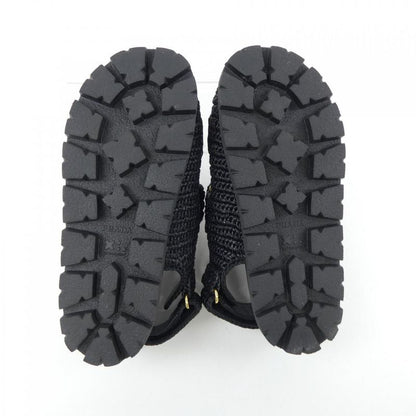 Prada Triangle Logo Crochet 1x440n Sandals