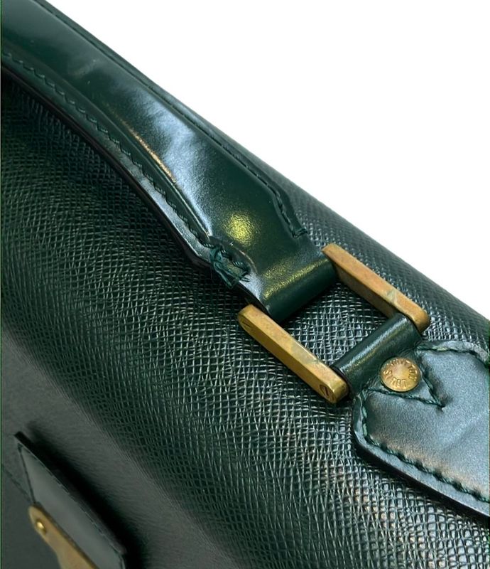 Louis Vuitton Business Bag Briefcase Taiga Serviette Moscova M30034 Men's Louis