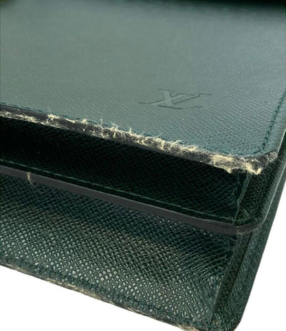 Louis Vuitton Business Bag Briefcase Taiga Serviette Moscova M30034 Men's Louis