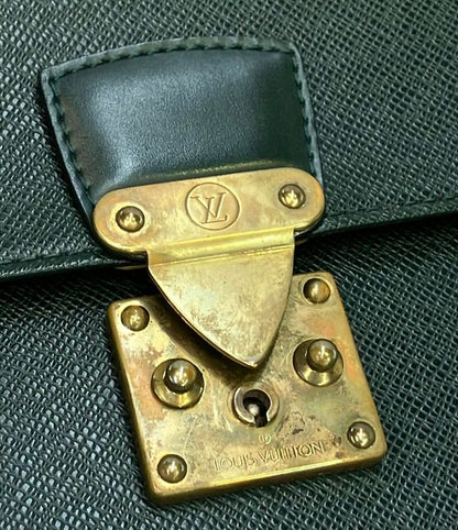 Louis Vuitton Business Bag Briefcase Taiga Serviette Moscova M30034 Men's Louis