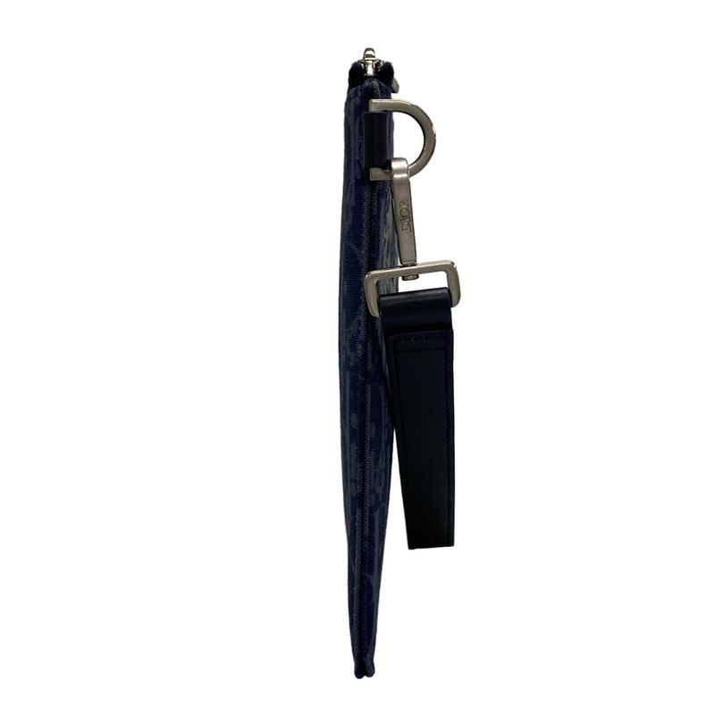 DIOR Christian Dior Clutch Bag - 2esca338ddo Navy X Multi Dior Tears Oblique
