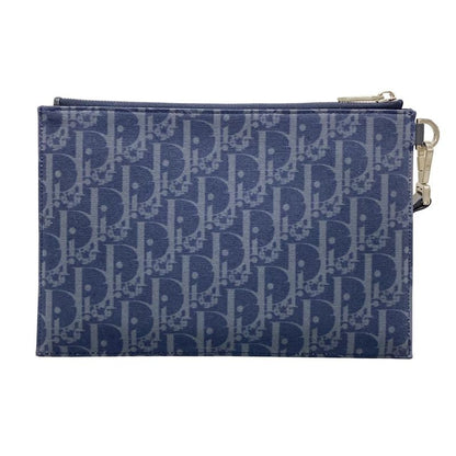 DIOR Christian Dior Clutch Bag - 2esca338ddo Navy X Multi Dior Tears Oblique