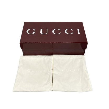 Gucci Mule 38 - 834427 Brown X Beige X Gold Horsebit Leather