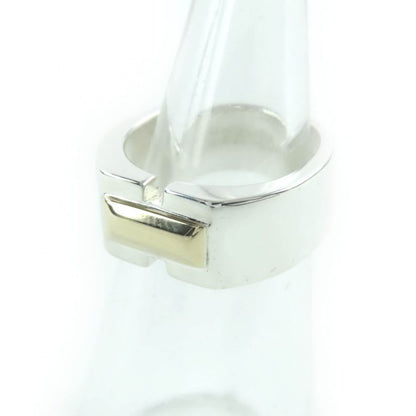 Hermes Vintage Bucket Ring 925 18K Silver Gold 50 To Size