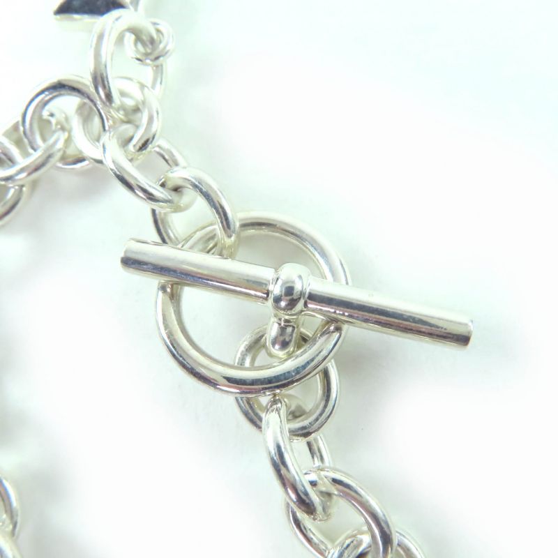 Hermes 925 Amulet 7 Serie Cadena Medor Chaine D'ancre Horsebit Etrier Bracelet