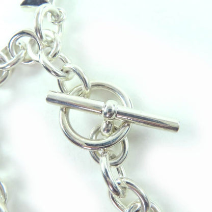 Hermes 925 Amulet 7 Serie Cadena Medor Chaine D'ancre Horsebit Etrier Bracelet