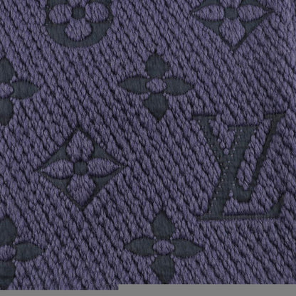 Louis Vuitton Made In 2015 M75703 Echarpe Logomania Wool Silk With Fringe Knit