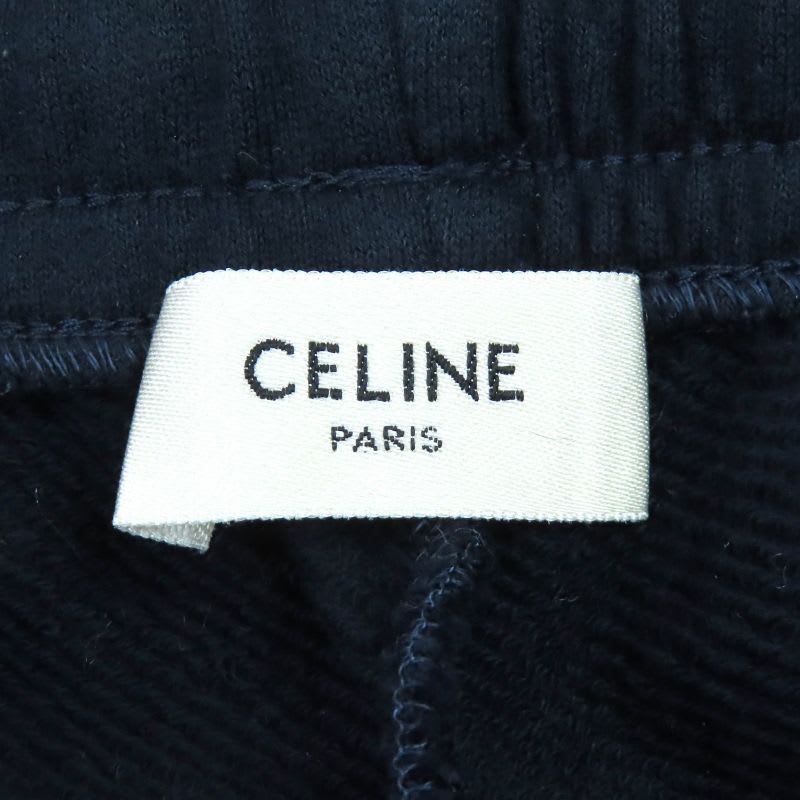 Celine 2 I Cotton Cashmere Eddie Period Triomphe Embroidery Sweat Pants