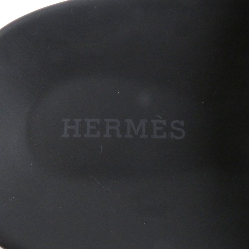 □hermes Chypre Vaux Epson H Logo Design Shower Sandals Slide Sandals Etoupe