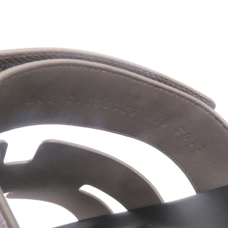 □hermes Chypre Vaux Epson H Logo Design Shower Sandals Slide Sandals Etoupe