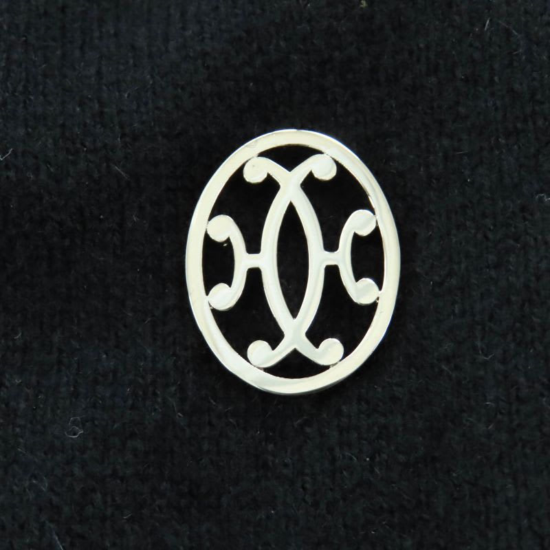 Hermes 100% Cashmere Silver Hardware With H Lift Short Sleeve