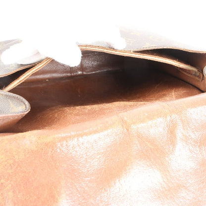 Louis Vuitton Monogram Cartesier GM M51252 Leather Shoulder Bag Crossbody Brown
