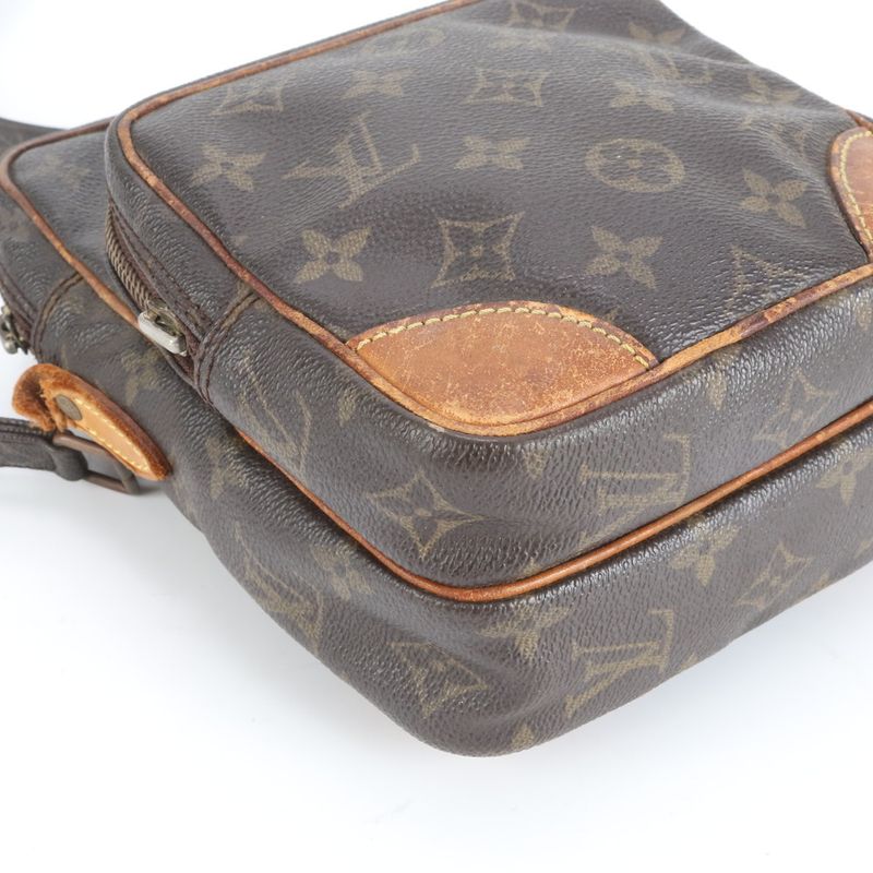 Louis Vuitton Monogram Amazon M45236 Leather Shoulder Bag Crossbody Brown