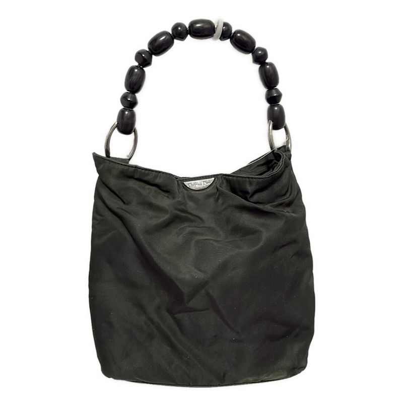 DIOR Christian Dior Handbag Maris Pearl Khaki X Black