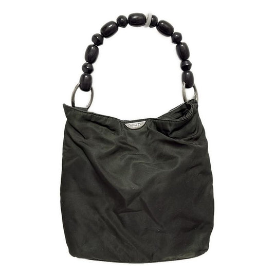 DIOR Christian Dior Handbag Maris Pearl Khaki X Black