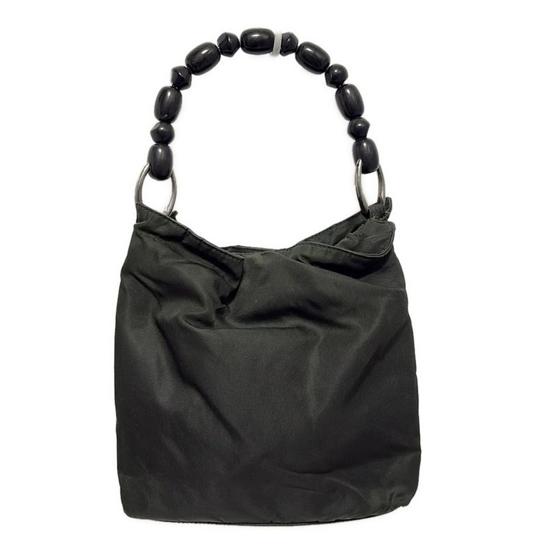 DIOR Christian Dior Handbag Maris Pearl Khaki X Black