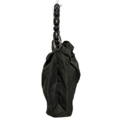 DIOR Christian Dior Handbag Maris Pearl Khaki X Black