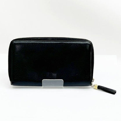 Gucci Long Wallet Round Zipper Soho Interlocking Hardware Leather 308280